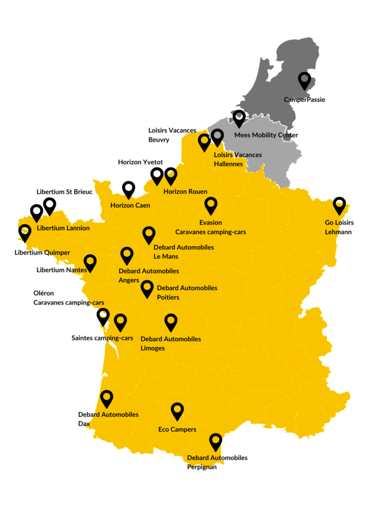 Carte réseau de distributeurs REIMO by ECO CAMPERS - maj 01_08_24